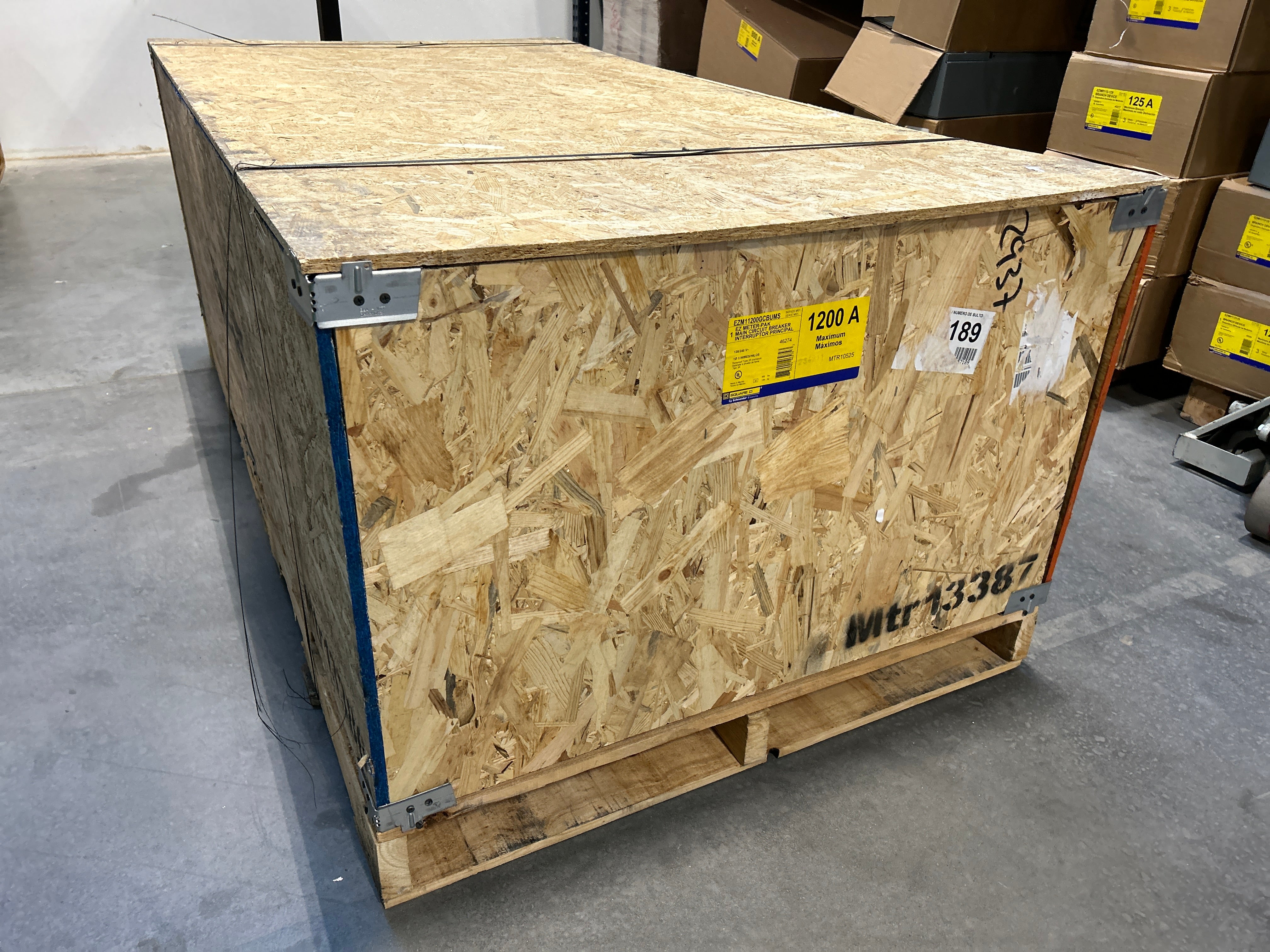 Square D EZM11200GCBUMS EUSERC Rated 1PH 1200A Main Disconnect w/Energy Reduction Maintenance Switch