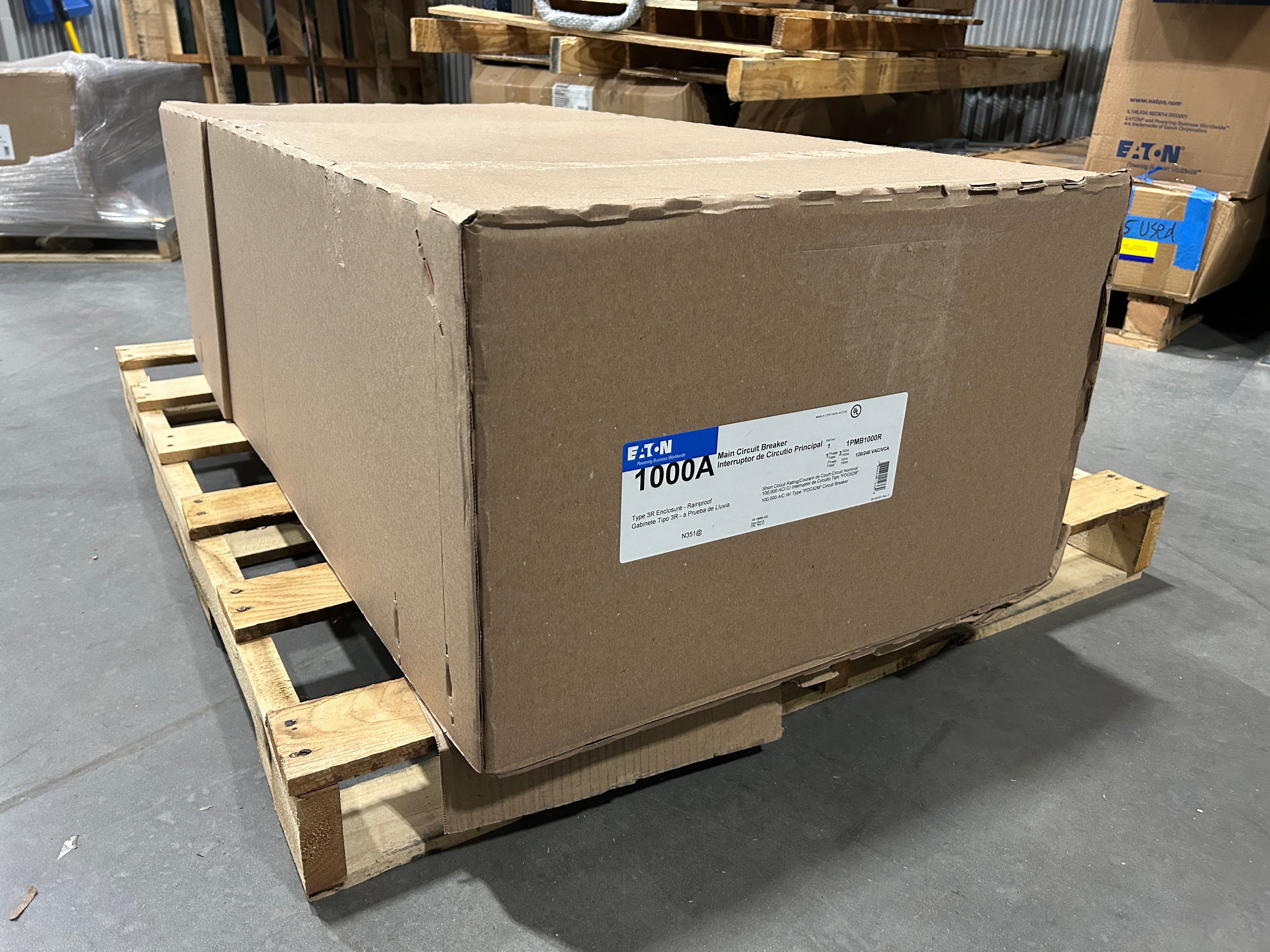 Eaton 1PMB1000R 1000A Single Phase Main Disconnect With Arcflash Reduction Maintenance System