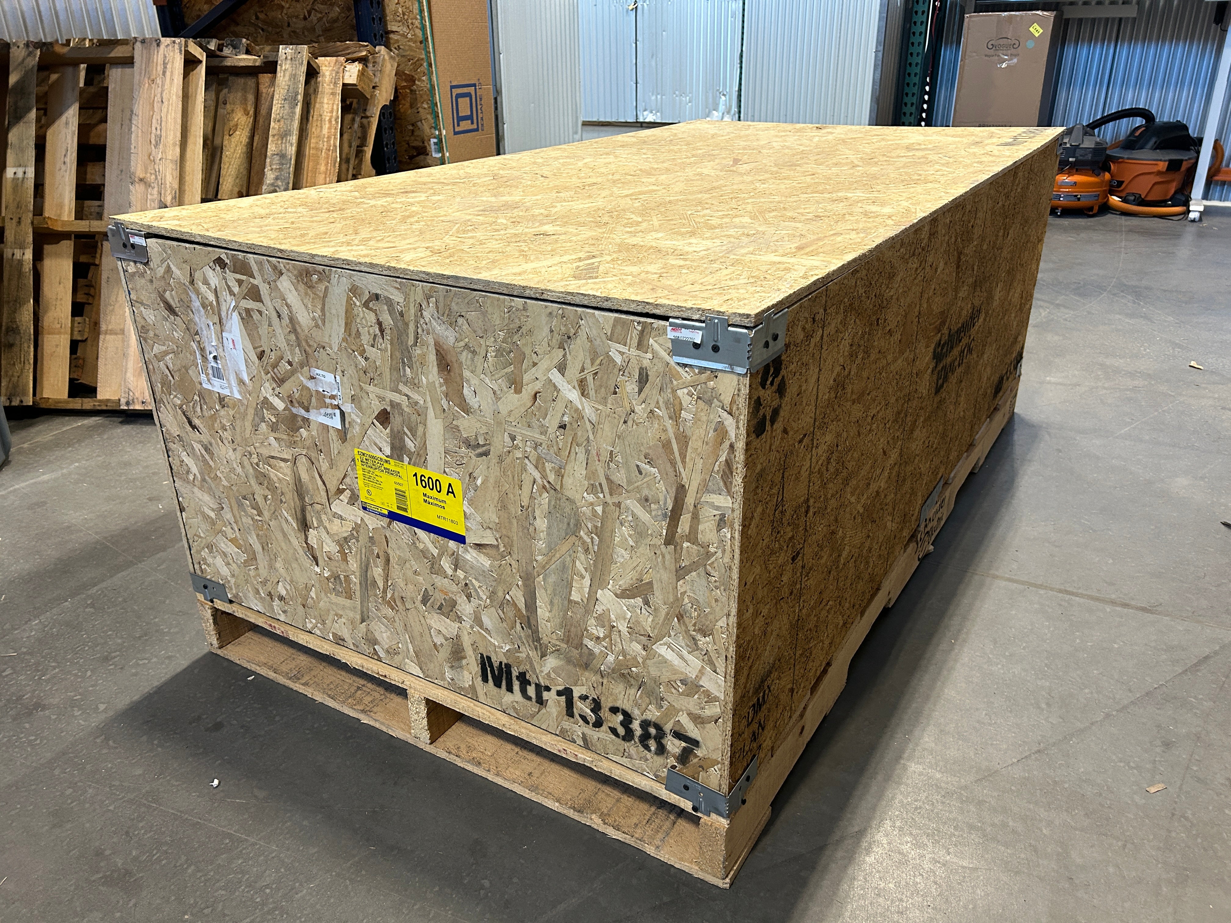 Square D EZM31600GCBUMS 3PH 1600A Main Disconnect w/ERMS Energy Reduction Maintenance Switch