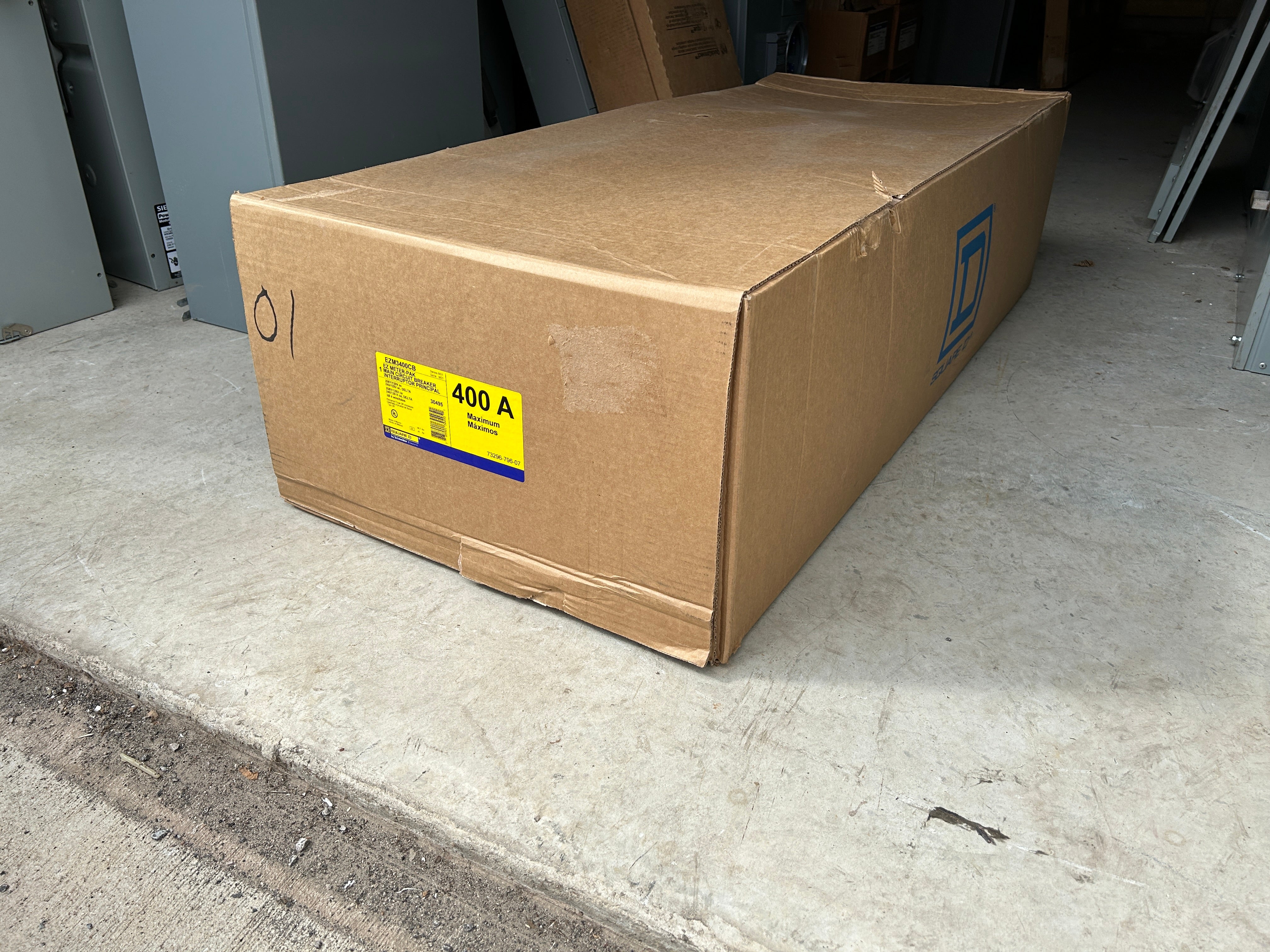 Square D EZM3400CB 400A Main Circuit Breaker Disconnect