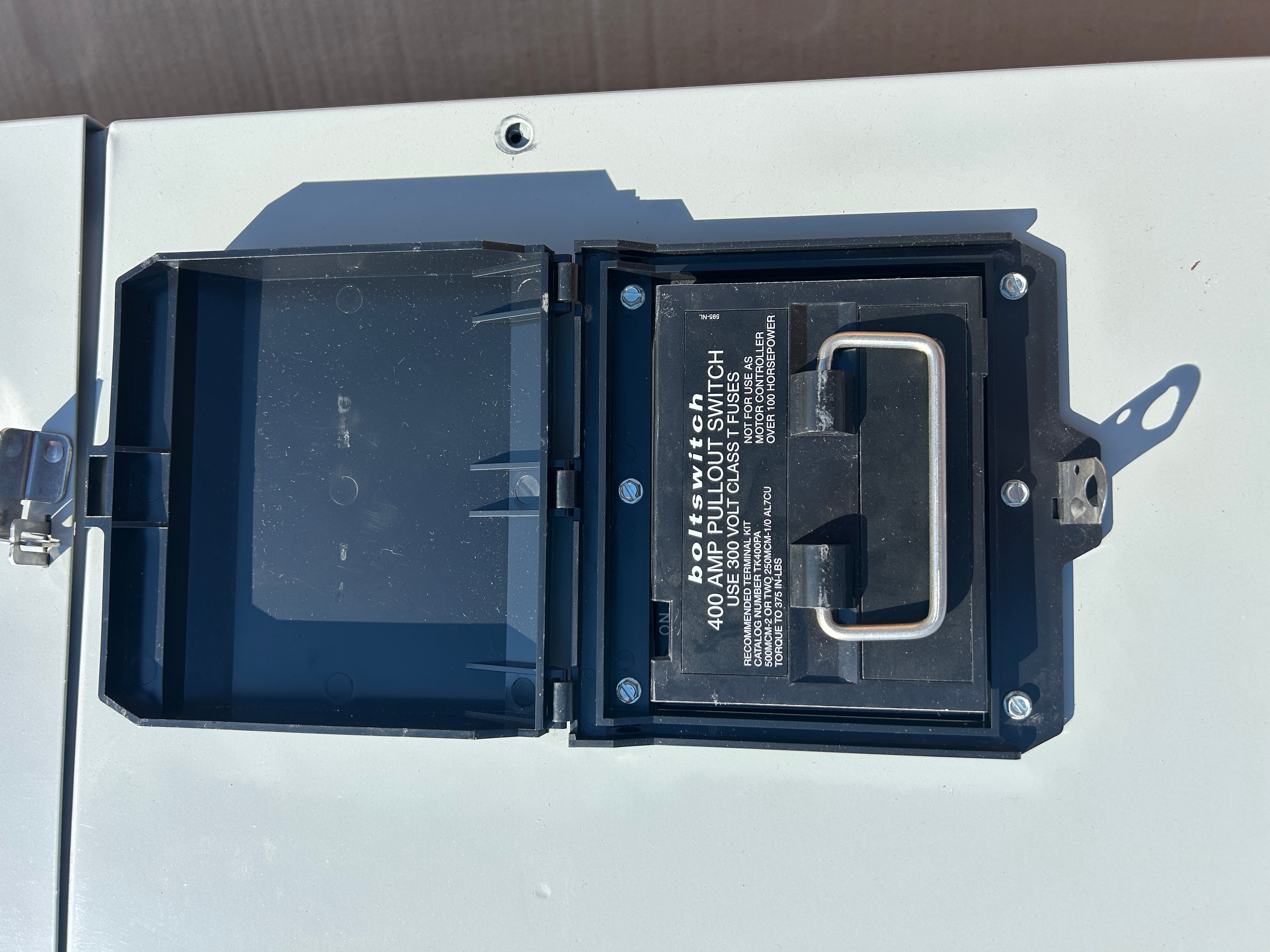 Siemens WML13400RJFS 3PH In/Out Ringless Lever Bypass 400A Fused Meter Stack