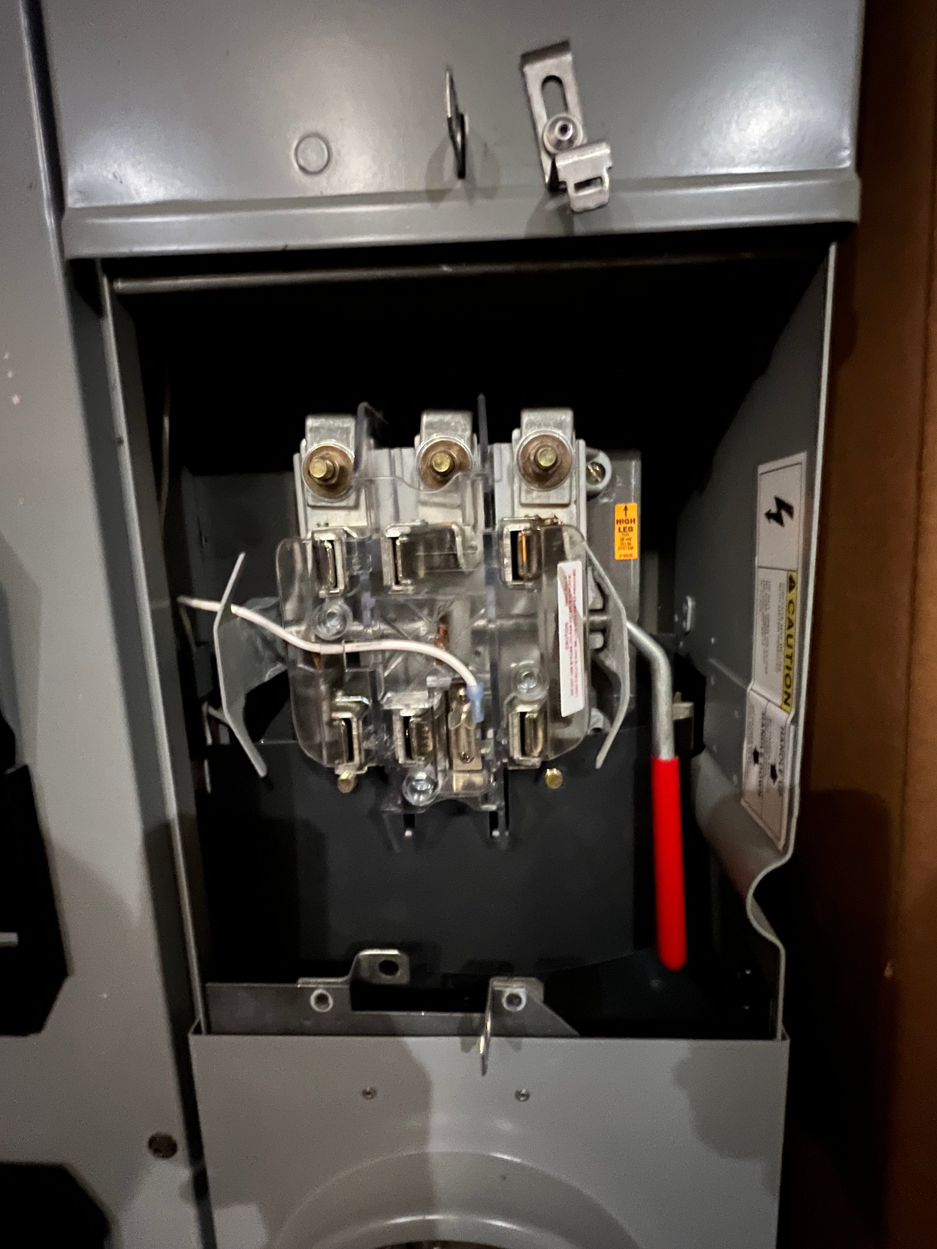 Siemens W3MM3200U (Old Model # for WML33225RJ) 3 Gang 3 Phase In / 3 Phase Out 200A Socket Ringless Lever Bypass Meter Stack