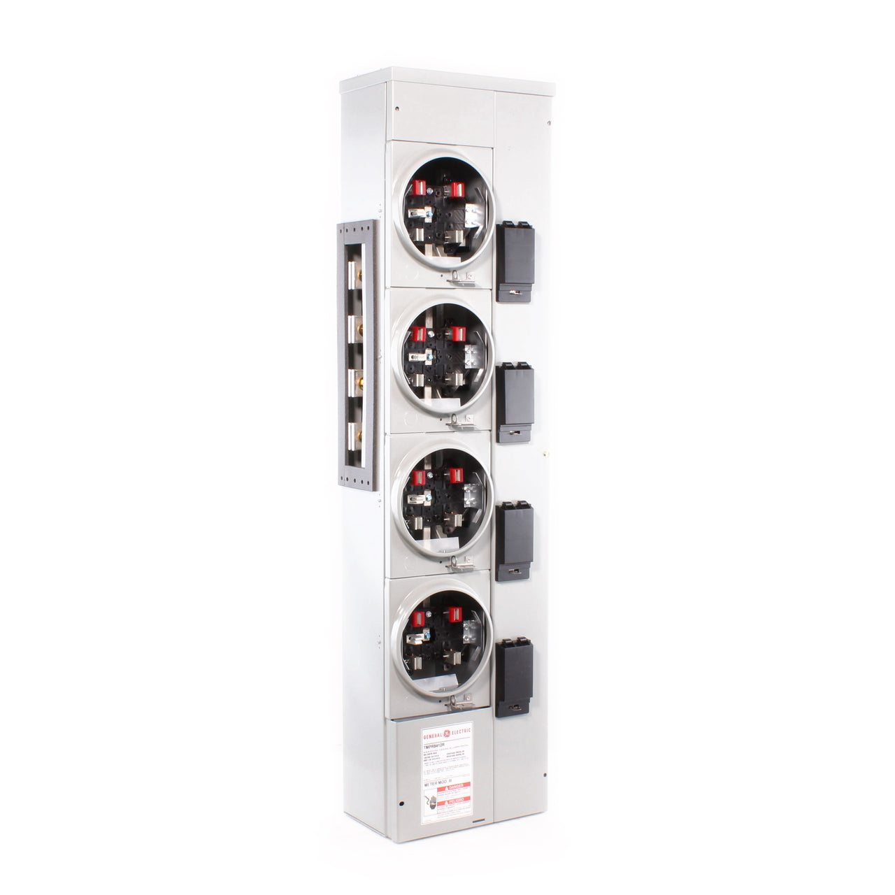 GE TMPR8412R Single Phase or Three Phase Ringless 4-Gang 125A Meter St